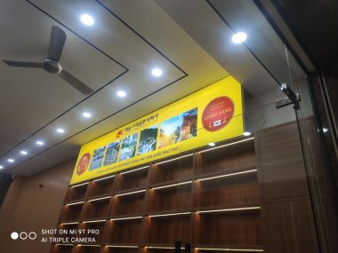 Bảng hiệu cemboard sơn hiệu ứng